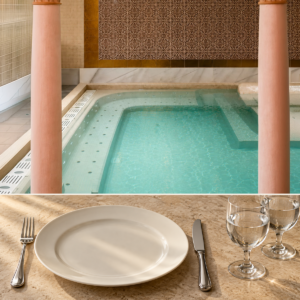 Circuit thermal + massage de 30 minutes et menu à la carte à La Casa del Hammam