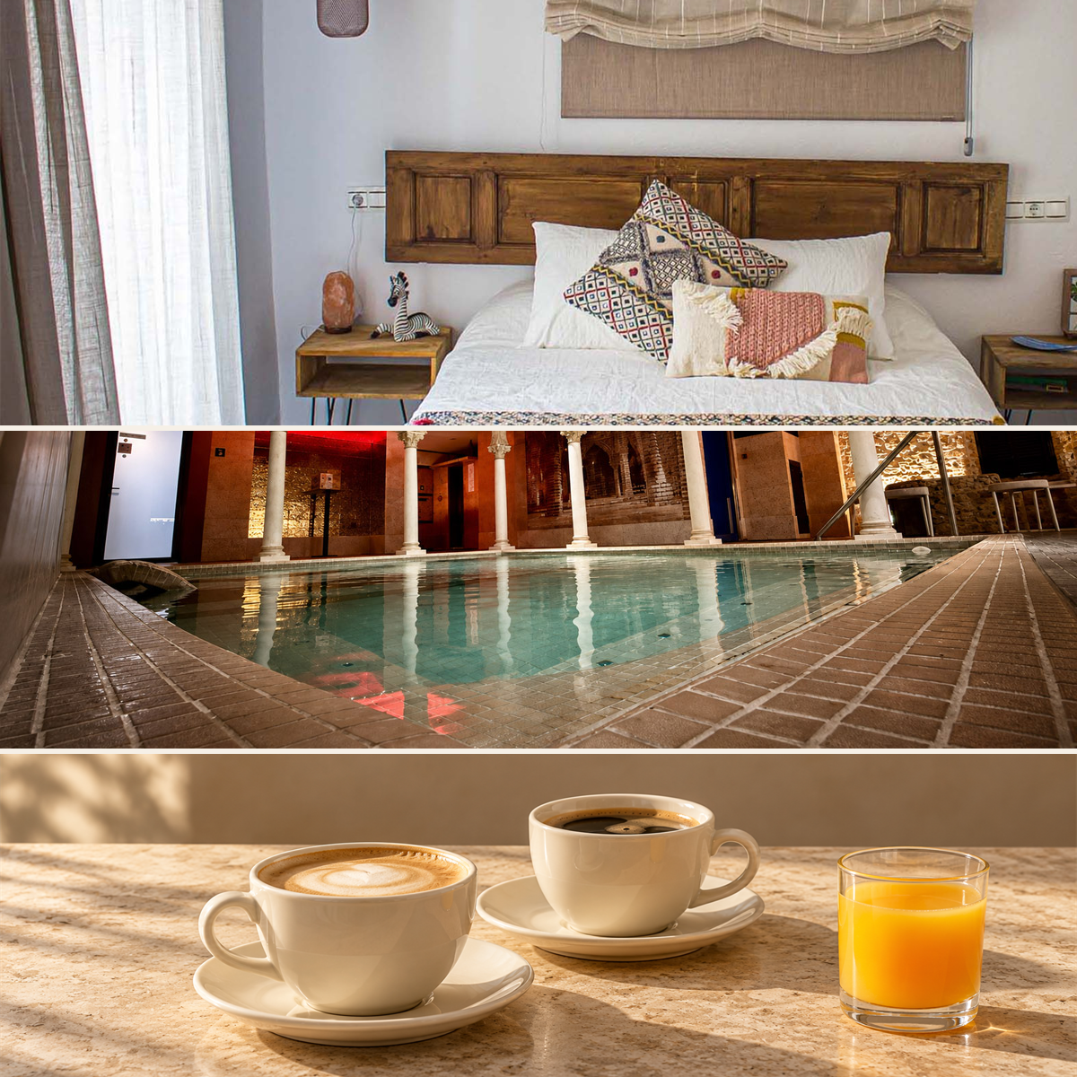 Accommodation with breakfast, spa and 30-minute massage at La Casa del Hammam