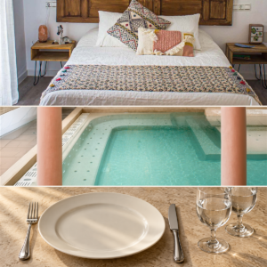 Hébergement avec petit-déjeuner, spa, massage de 15 minutes et menu à la carte à La Casa del Hammam