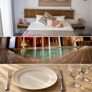 Hébergement + spa + menu à la carte · 2 personnes à La Casa del Hammam